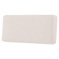Super Stretch Individual Seat Cushion Covers Sofa Covers Couch Cushion Covers Slipcover Sets Thick Jacquard Textured Twill Fabric (Ivory / 1 Cushion Sofa)