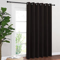 Blackout Sliding Door Curtains 84 Inch Length (Toffee Brown / 80"W x 84"L (Pack of 1))