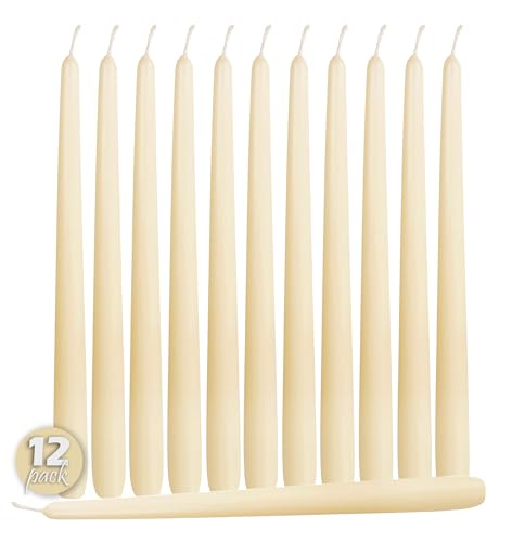 12 Pack Tall Taper Candles (14 inch)