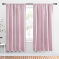 Blackout Curtains for Girls Room (Baby Pink / 52"W x 72"L (Pack of 2))