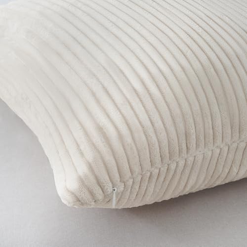 Black and White Decorative Throw Pillow Covers Cushion Cases (Black White / 16" x 16" (Pack of 4))