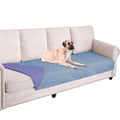 Waterproof Dog Bed Cover Pet Blanket for Furniture Bed Couch Sofa Reversible (30x90 Inch (Pack of 1) / Stoneblue+violetblue)