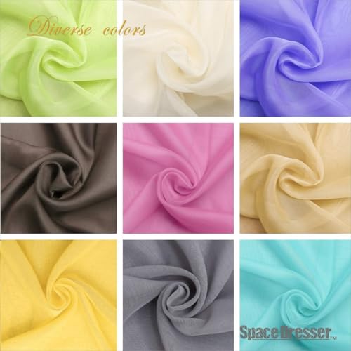 Basic Rod Pocket Sheer Voile Window Curtain Panels Gold 1 Pair 2 Panels 52 Width 63 Inch Long for Kitchen Bedroom Children Living Room Yard（Gold (Gold / 52"W x 63"L (Pack of 2))