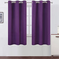 Purple Blackout Curtains 40 x 63 Inch Length (Purple / 40"W x 63"L (Pack of 2))