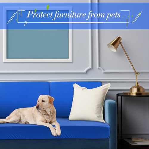 4 Pcs Stretch Cushion Covers (Royal Blue / Seat Cover)