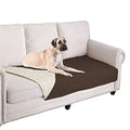 Waterproof Dog Bed Blankets Cover for Bed Couch Sofa Reversible (30x70 Inch (Pack of 1) / Chocolate+beige)