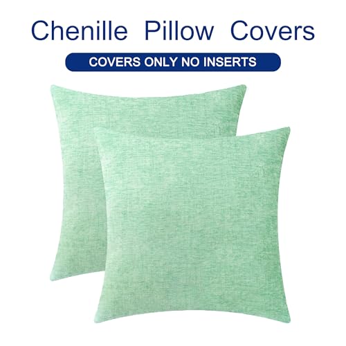 Decorative Couch Throw Pillow Covers 26 X 26 Inches Grey Green (26" x 26" (Pack of 2) / Grey Green)