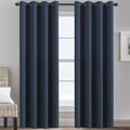 Blackout Curtain for Living Room Extra Long (52"W x 102"L (Pack of 1) / Navy Blue)