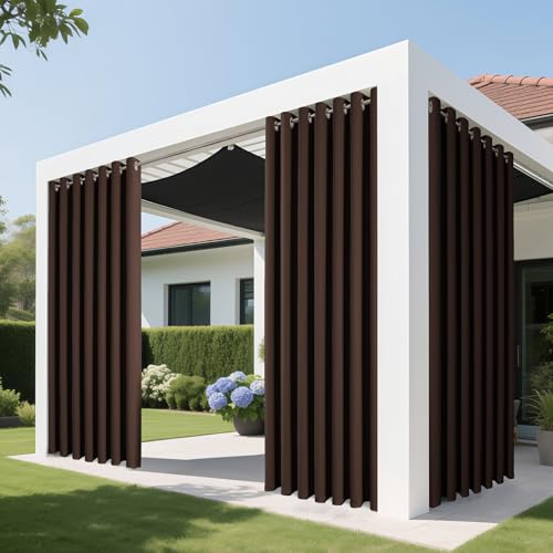 Blackout Patio Sliding Door Curtains (Chocolate / 100"W x 84"L (Pack of 1))