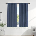 Bedroom Curtain Panels (Blue Haze / 42"W x 63"L (Pack of 2))
