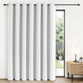 Blackout Patio Sliding Door Curtains (Pure White / 80"W x 90"L (Pack of 1))