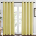 Blackout Curtains 84 Inch Length (Paler Yellow / 52"W x 84"L (Pack of 1))