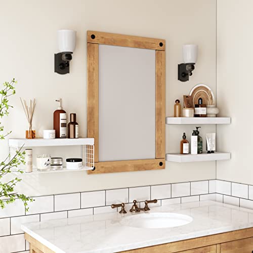 Bathroom Shelves Over Toilet Wall Mounted (3pcs / C. White)