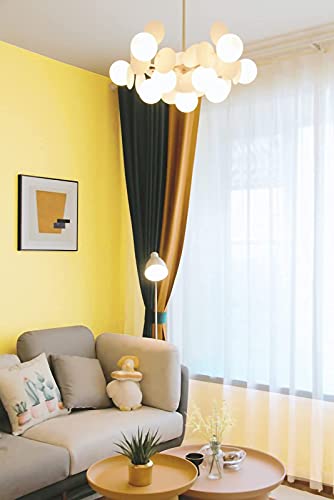 236''x17.7'' Yellow Peel and Stick Wallpaper Contact Paper Modern Self Adhesive Wall Paper Removable Renter Friendly Textured Solid Color Shelf Cabinet Vinyl Roll (Yellow / 17.7" x 236")