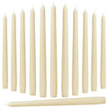10 Inch Ivory Taper Candles (12-Ivory / 12 Pcs)
