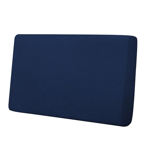 Stretch 1 Piece Loveseat Couch Cushion Cover for Sofa (Medium / Navy)
