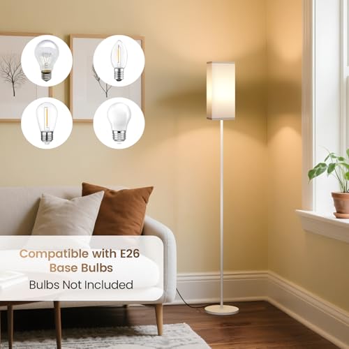 64.6" Floor Lamp (White)