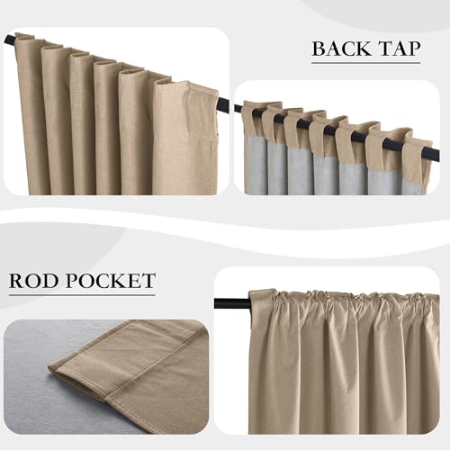 100% Blackout Polyester Curtains