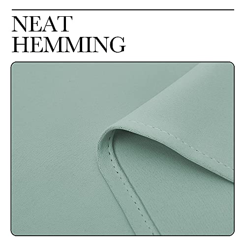 Modern Blackout Curtains Noise Reducing (Seafoam / 42"W x 54"L (Pack of 2))