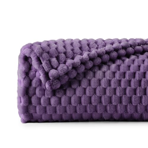 Purple Throw Blanket for Couch (Purple / Throw(50"x60"))