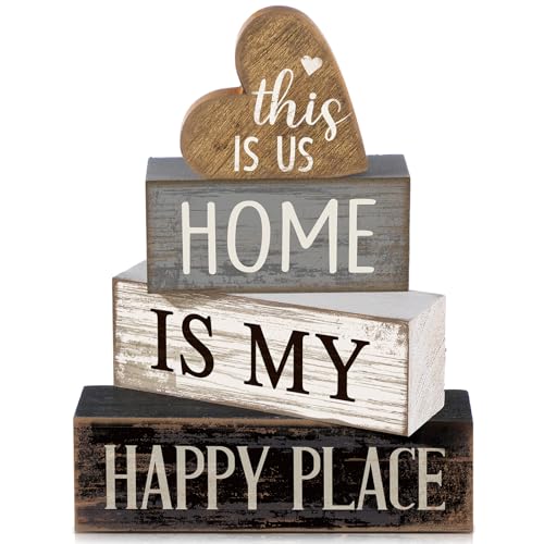 4 Pcs Farmhouse Table Decoration (Vivid Heart)