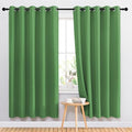 Blackout Draperies Curtains Panels (Forest Green / 66"W x 72"L (Pack of 2))