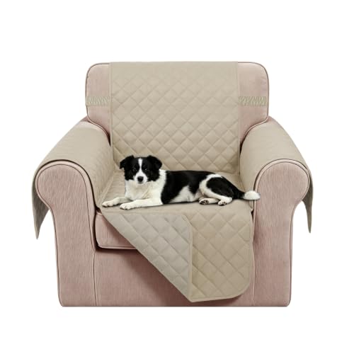 Reversible Recliner Chair Covers (Sand/Beige / 23'' Chair)