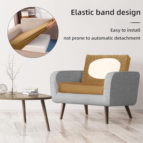 8 Pcs Outdoor Cushion Covers (Camel / 8PCS)