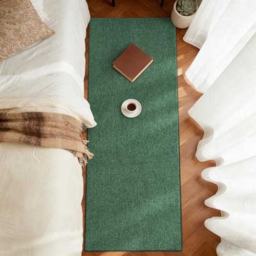 2x6 Green White Runner Rug Non (13 Green/White / 2' x 6' (Rectangular))