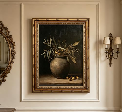 3D Textured Canvas Wall Art (Framed Olives / 11"L x 9"W)