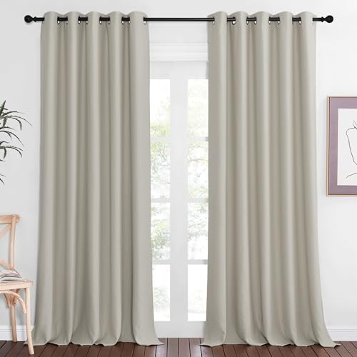 Patio Blackout Curtain Panels (Natural / 66"W x 118"L (Pack of 1))