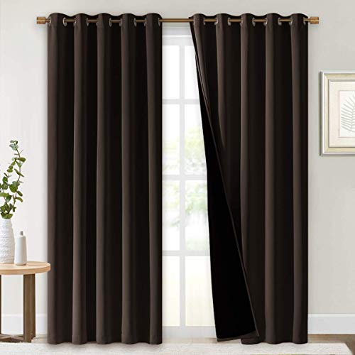 High End Thermal Curtains (Brown / 70"W x 84"L (Pack of 2))