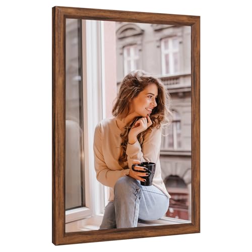 9x14 Wood Frame Brown (Brown / 9x14)