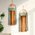 2 Pack Macrame Hanging Tapestry Sun Wall Decor (2 Pcs)