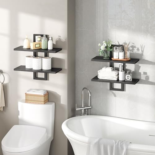 Floating Shelves (Black)