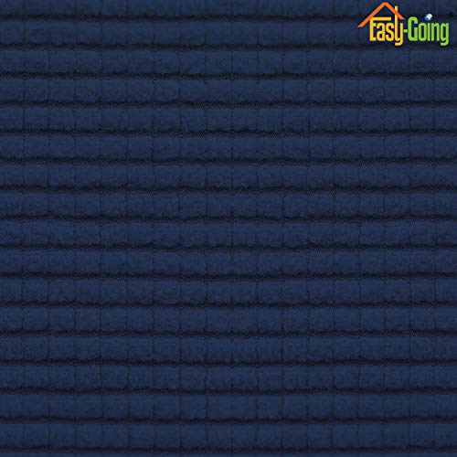 Stretch 1 Piece Loveseat Couch Cushion Cover for Sofa (Medium / Navy)
