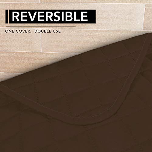 Sectional Couch Covers for Dogs L Shape Sofa Cover Reversible Sofa Slipcover Chaise Lounge Cover Furniture Protector Cover for Pets Dog Cat (42" x 52" / Coffee/Coffee)