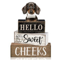 4 Pcs Farmhouse Dachshund Bathroom Decor (Dachshund)