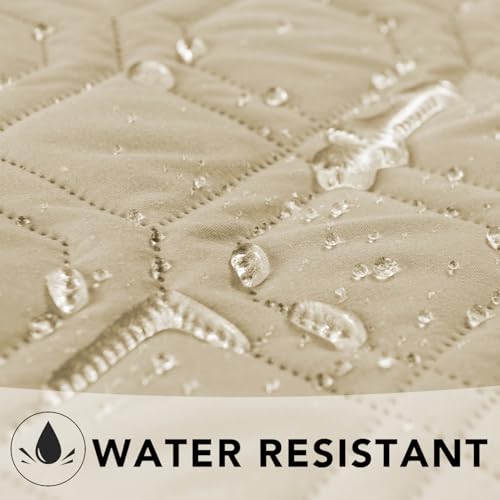 Waterproof Dog Bed Blankets Cover for Bed Couch Sofa Reversible (30x70 Inch (Pack of 1) / Beige+taupe)