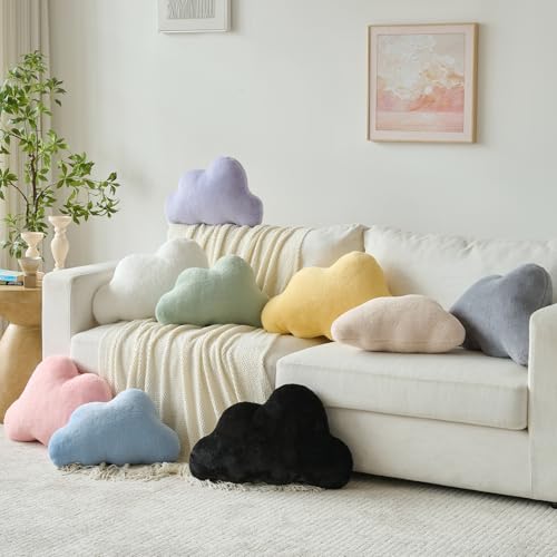 Cloud Pillows (Yellow / 11.8x18.5 Inches)