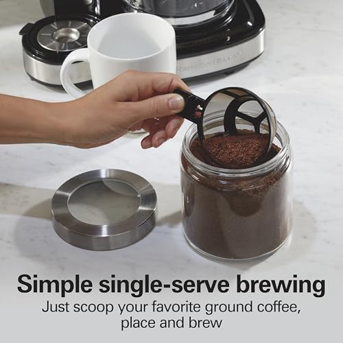 2 Way Brewer Coffee Maker (12 Cup / Black/Stainless Steel)