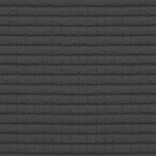 Stretch 2 Pieces Loveseat Couch Cushion Cover for 2 Seat (2-piece / Dark Gray)