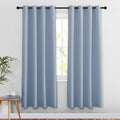 Vintage Blue Doorway Curtains 78 inches Long for Bedroom (Vintage Blue / 52"W x 78"L (Pack of 2))