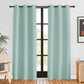 Blackout Curtains for Bedroom (Aqua / 42"W x 80"L (Pack of 2))