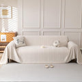 Couch Cover for Sofa (Fishbone Beige / 71*134 inch)