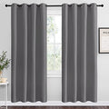 Blackout Curtains Panels for Bedroom (Grey / 52"W x 70"L (Pack of 2))