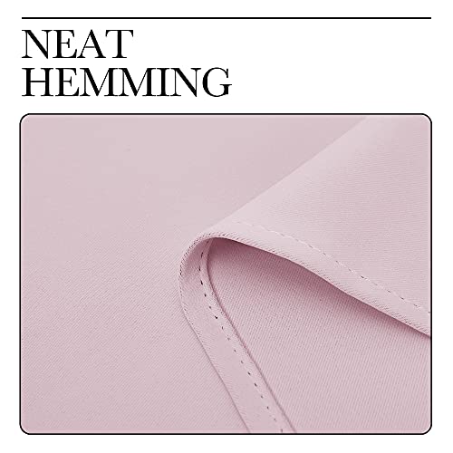 Blackout Curtain Panels (Baby Pink / 55"W x 68"L (Pack of 2))