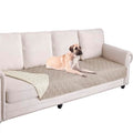 Waterproof Dog Bed Cover Pet Blanket for Furniture Bed Couch Sofa Reversible (30x90 Inch (Pack of 1) / Cream+beige)