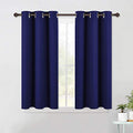 Royal Blue Blackout Draperies Curtains (Royal Blue / 42"W x 45"L (Pack of 2))