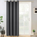 Charcoal Grey Room Darkening Curtains 84 inch Sliding Door Drapes (Charcoal Grey / 52"W x 84"L (Pack of 1))